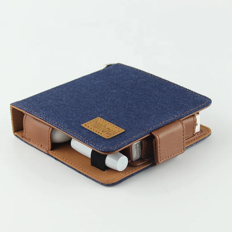 

New arrival Cowboy denim electronic cigarette protective cover storage bag for iqos 3.0