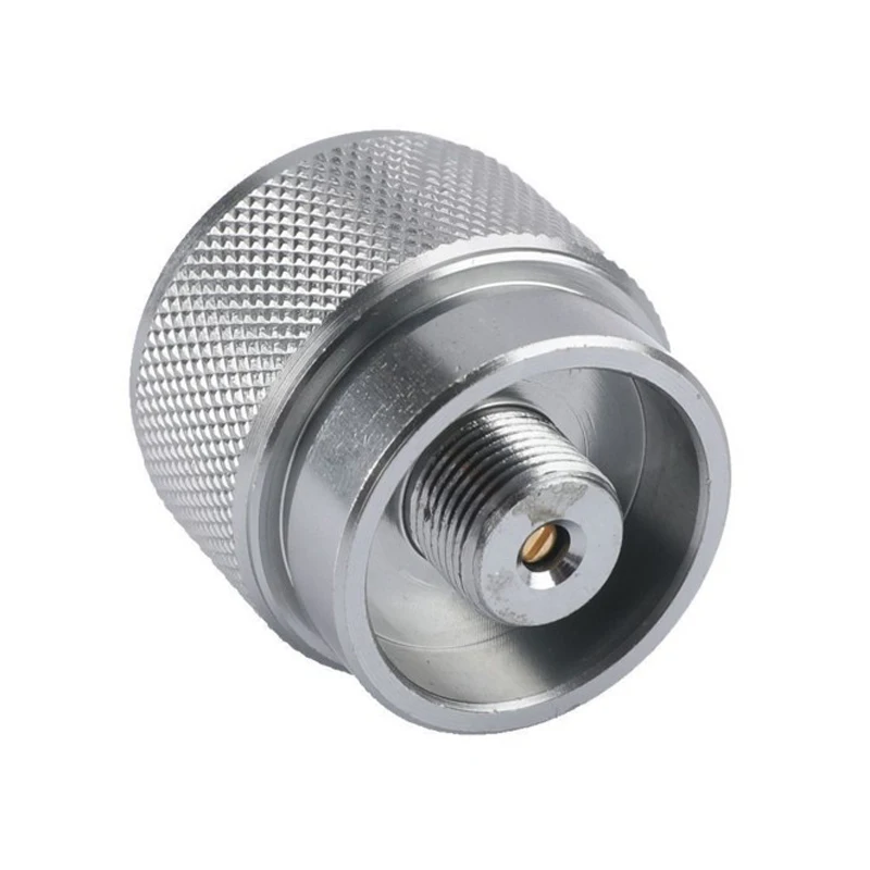 

outdoor stove adapter US type gas stove converter connector, Silver