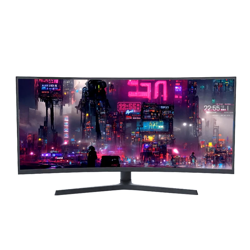 

Desktop 34 Inch 165HZ 3440*1440 4K Curved Screen Computer Gaming Monitor PC