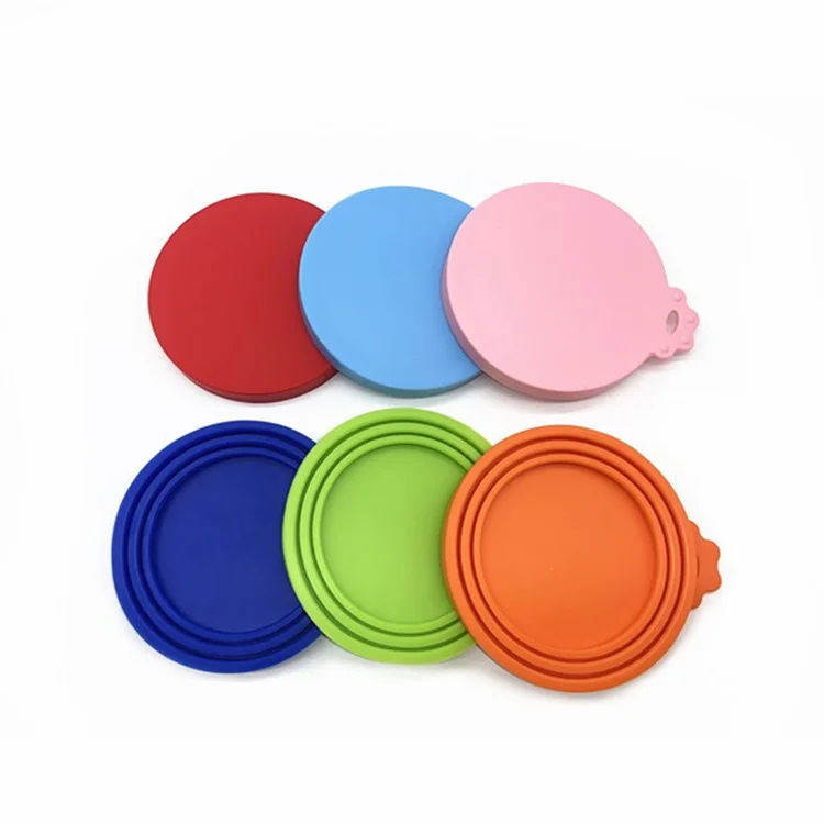 Wholesale Custom 3 In 1 Pet Food Can Covers Universal Silicone Can Lids