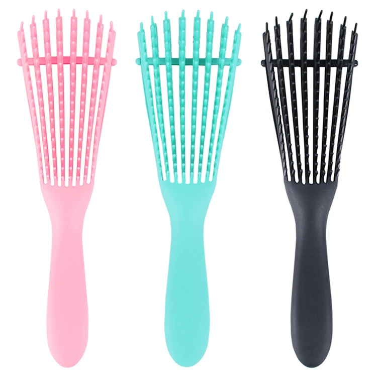 Natural Hair Detangler Brush Detangling Brush For African America 3a To