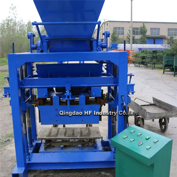 
QT4-35 Manual Concrete Interlocking Paving Blocks Making Machine 