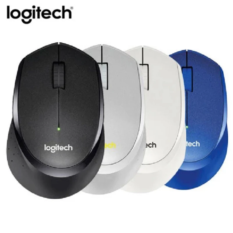 

Logitech Original M330 Wireless Mouse Silent Mouse With 2.4GHz USB 1000DPI Optical Mouse, Black