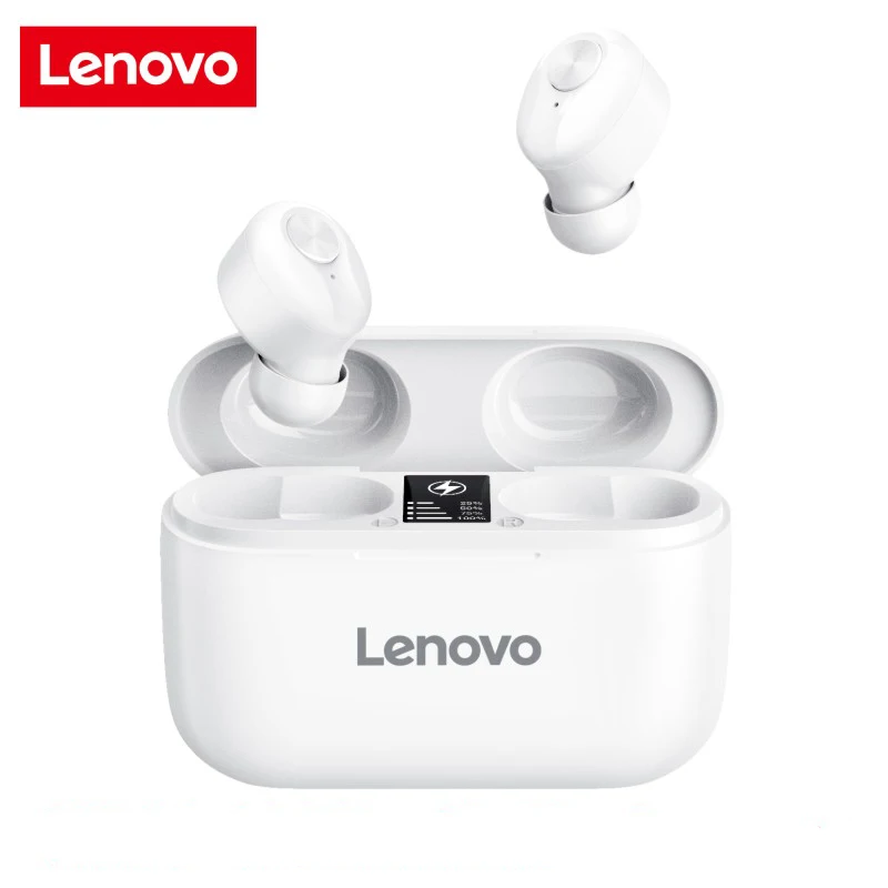 

Dropshipping Lenovo HT18 Earbuds Earphones Wireless Volume Limiting Headphones Noise Reduction Earphone, Black