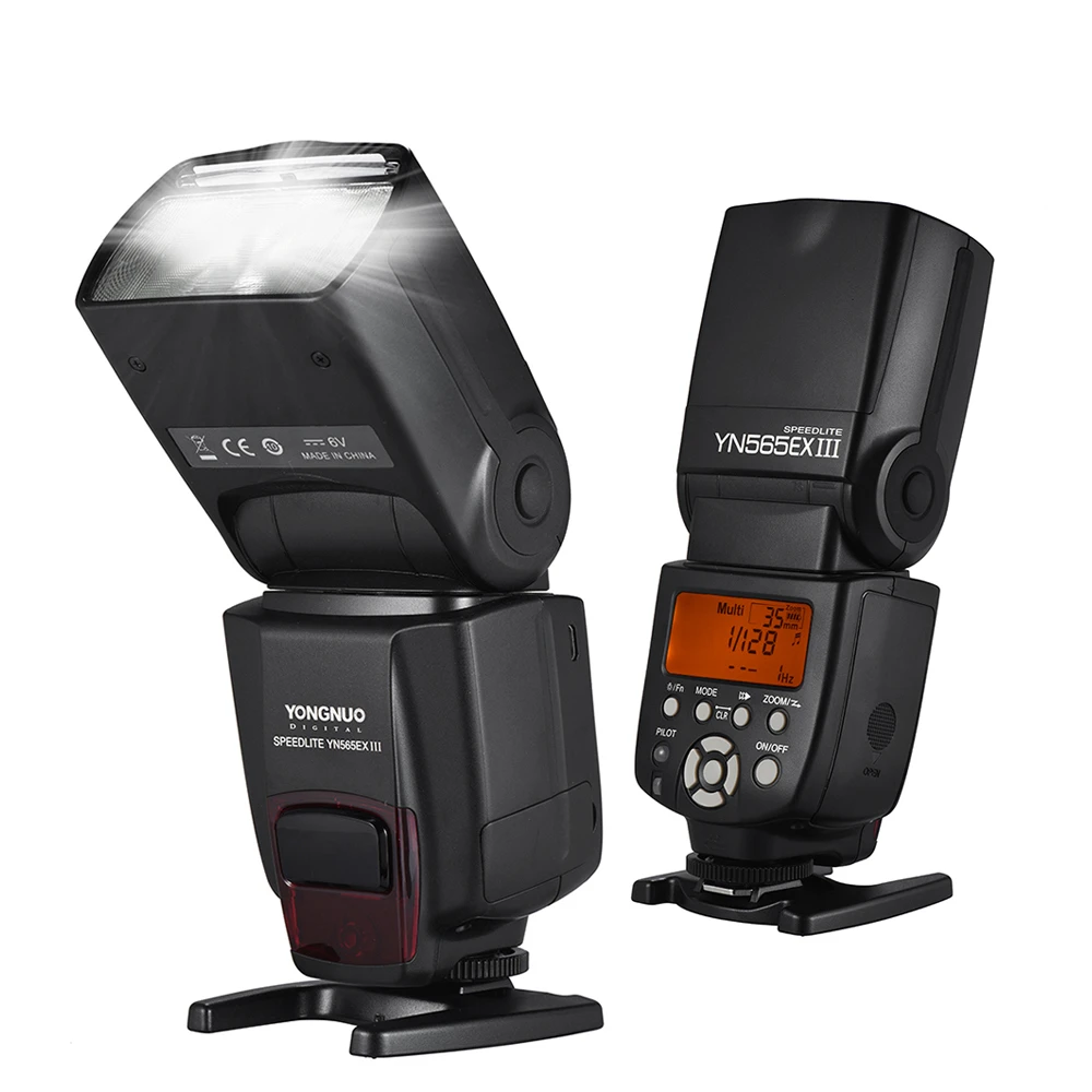 

YONGNUO YN565EX III Wireless TTL Slave Flash Speedlite GN58 High Speed Recycling System USB Firmware Upgrade for Canon Nikon