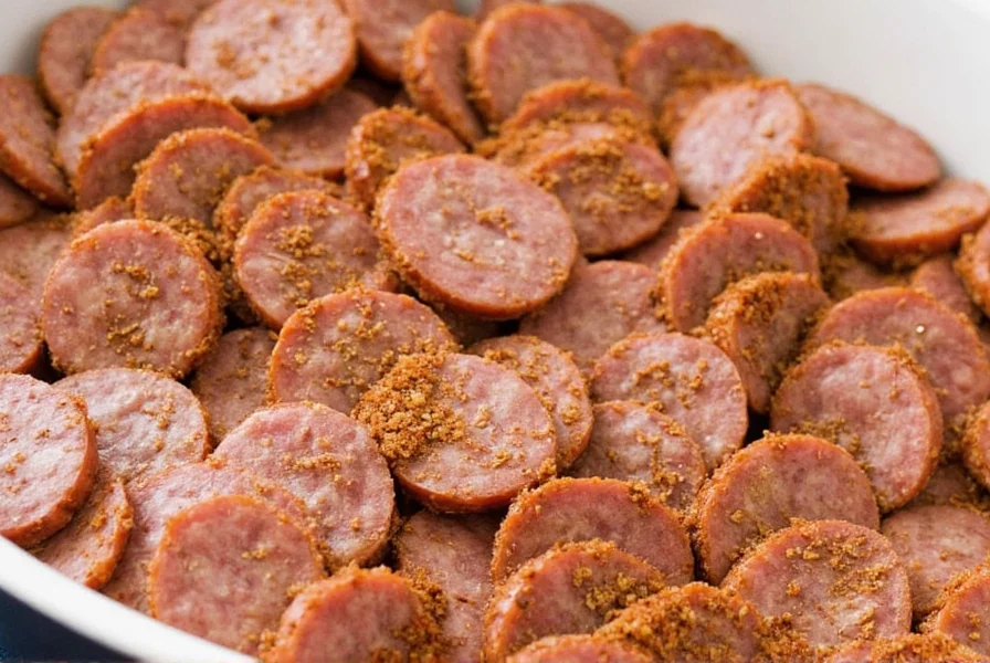 Comparison of popular spice blends for venison sausage