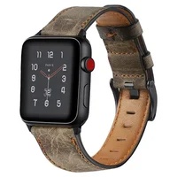 

BLAP181147 Wholesale finely processed 100% genuine leather watch strap for apple watch