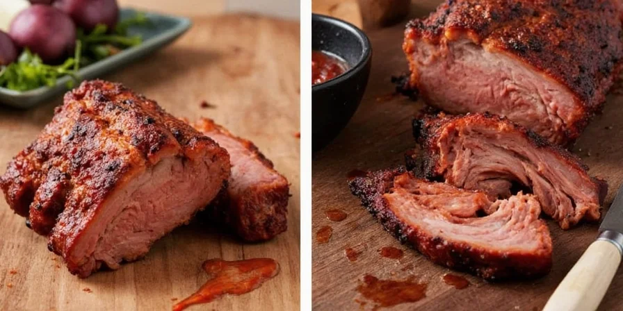Fresh Herbs Sprinkled on Ribs