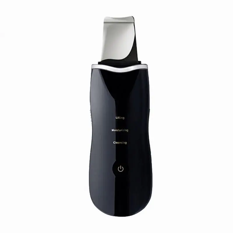 

new product ideas 2021 skin scrubber professional Facial ultrasonic skin scrubber, Black/ white