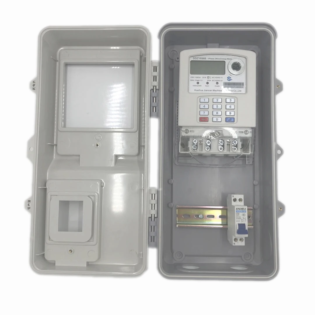 High Quality Prepaid Single Phase Electricity Meter Box/enclosure For