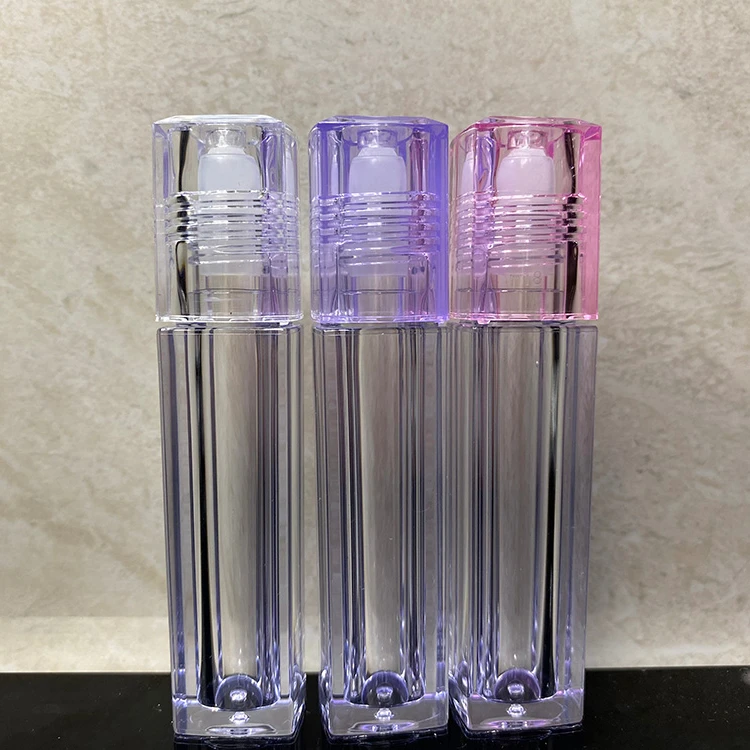 
Roller Bottle Empty Lipgloss Bottle Plastic Lip Gloss Tubes Roll on Bottle clear Lipgloss Oil Tubes  (1600065117616)
