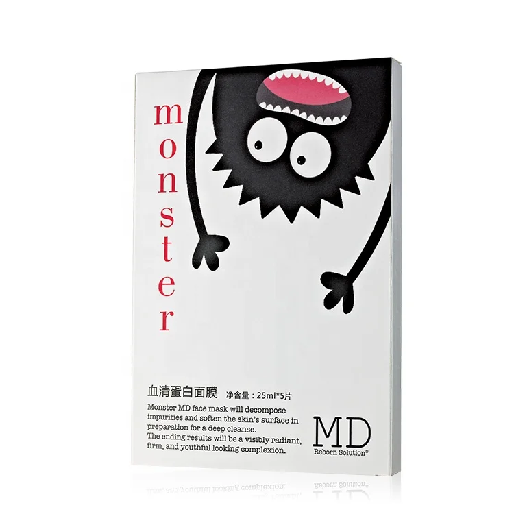 

Private Label Korea Skin Care Monster MD Organic Tencel Hydrating Facial Mask Sheet