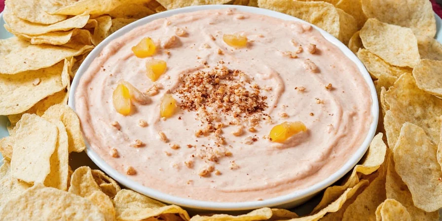 Chipotle ranch served in a rustic ceramic bowl
