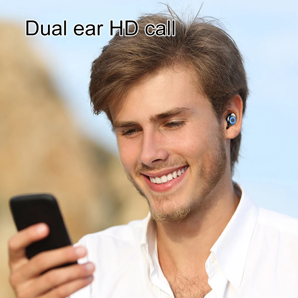 2020 New F9 Twin Wireless Earphones Bt 5.0 Tws Mini Bluetooth Earphones