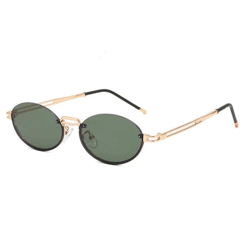 

Custom Designer Shades Metal Round Frame Polarized Sunglasses for Men and Women