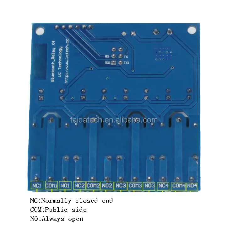 Taidacent 12v Dc Relay Switch 4way Smart Home Ble Control Relay Switch