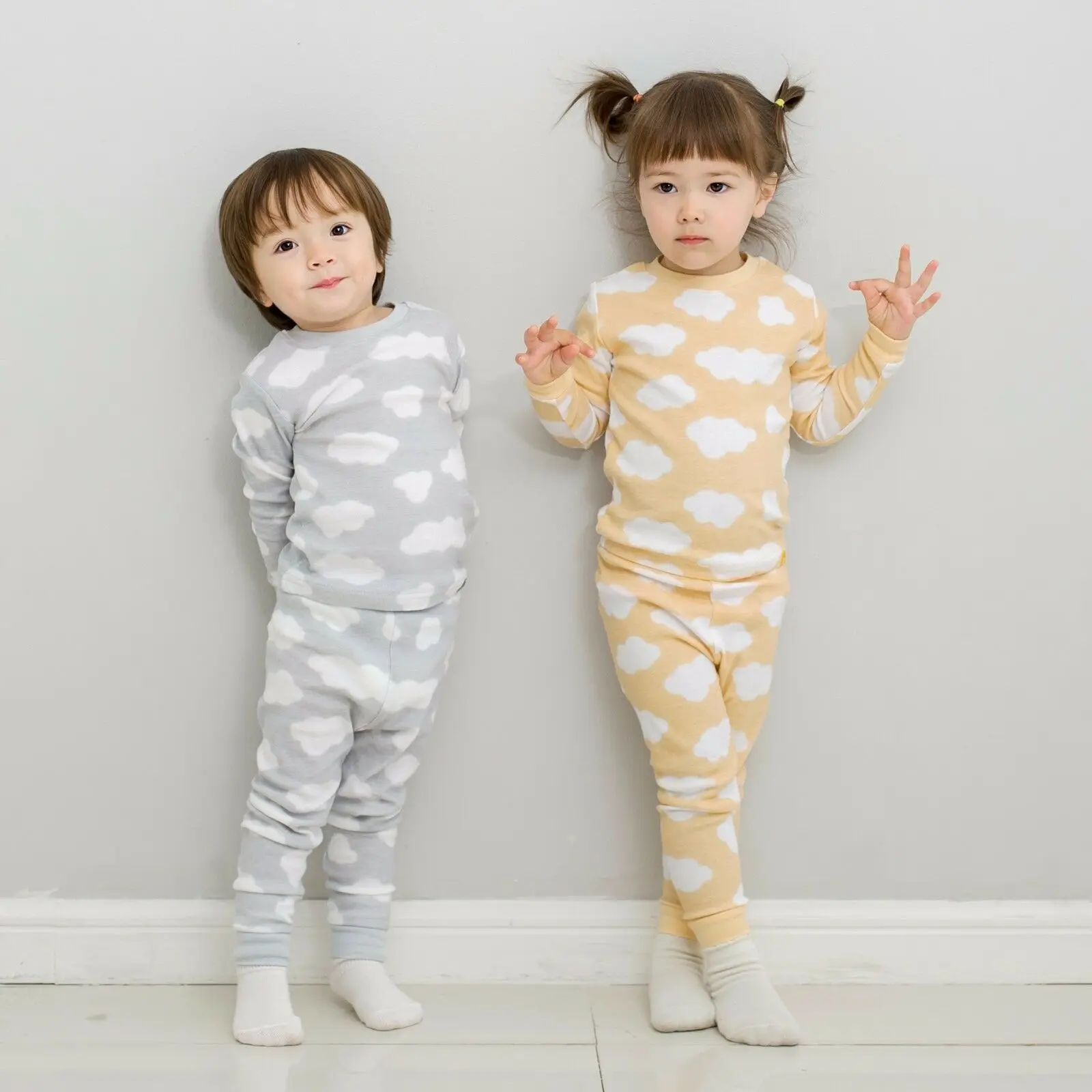 
Vaenait Baby Toddler Kids Unisex Cotton Clothes Sleepwear 