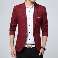 

New design casual solid color men indian men's slim fit blazer winter coat for wholesales