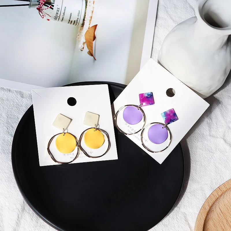 

2021 New Retro Earrings Simple Joker Sterling Silver Girls Earrings