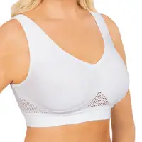 

Women's New Design Hollow Mesh Breathable Underwear Double Layer Air Bra