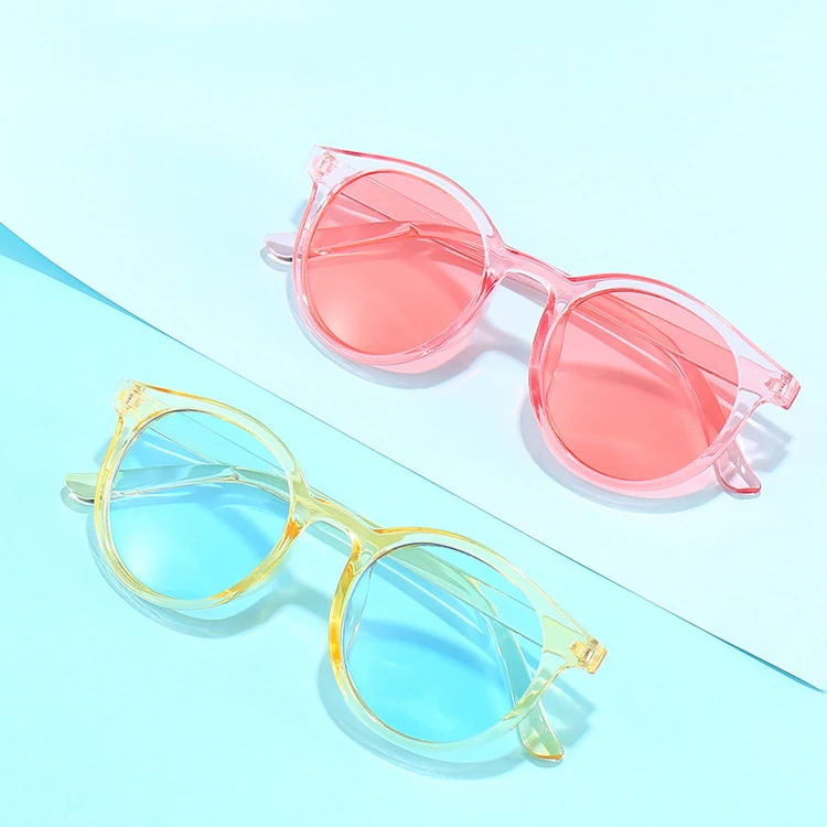 

DOISYER 2021 trending eco custom print vintage uv400 girls boy kids designer shades sunglasses for children kids