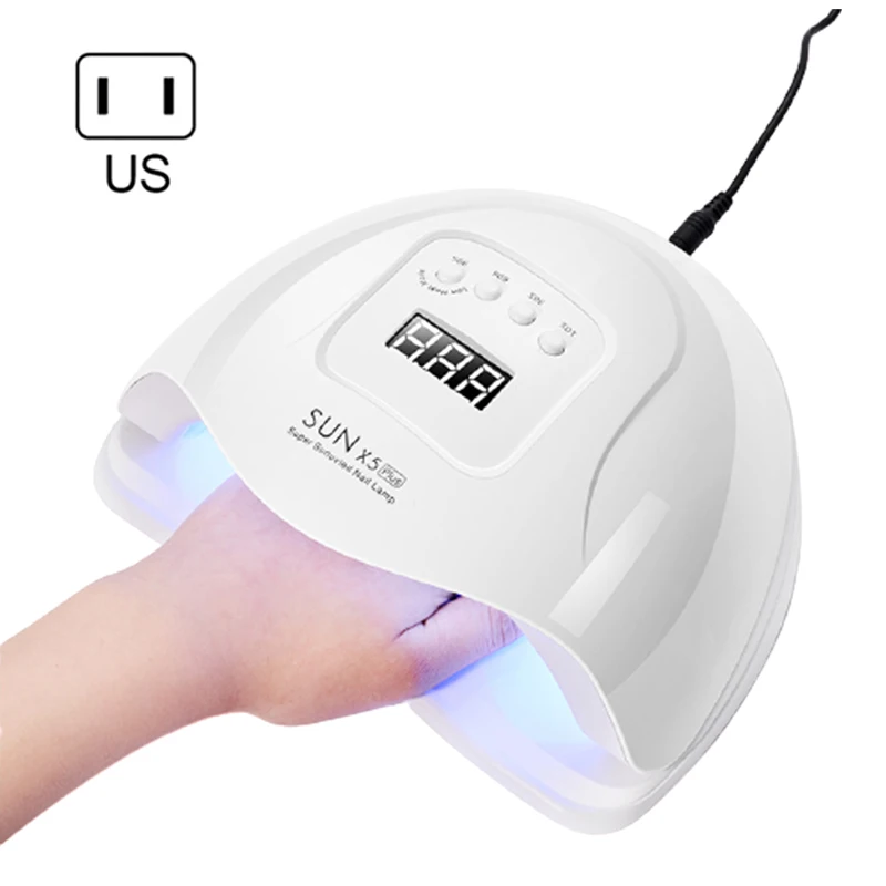 

Innovative products 2020 120W nails dryer gel lamp uv nail polish dryer lamp led nail lamp for manicure, White/pink