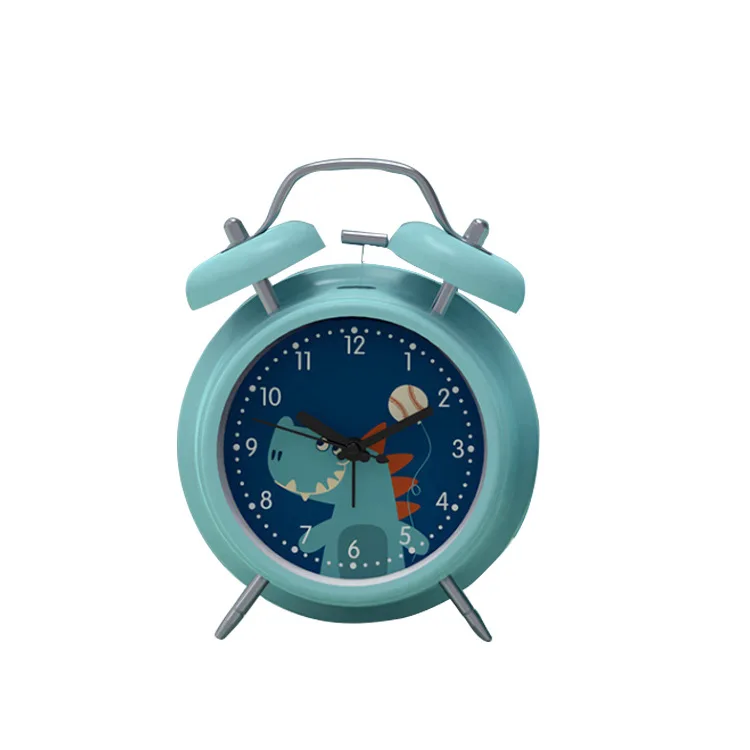 

Bell Alarm Clock with Light Battery Operated Loud Alarm by Retro Style