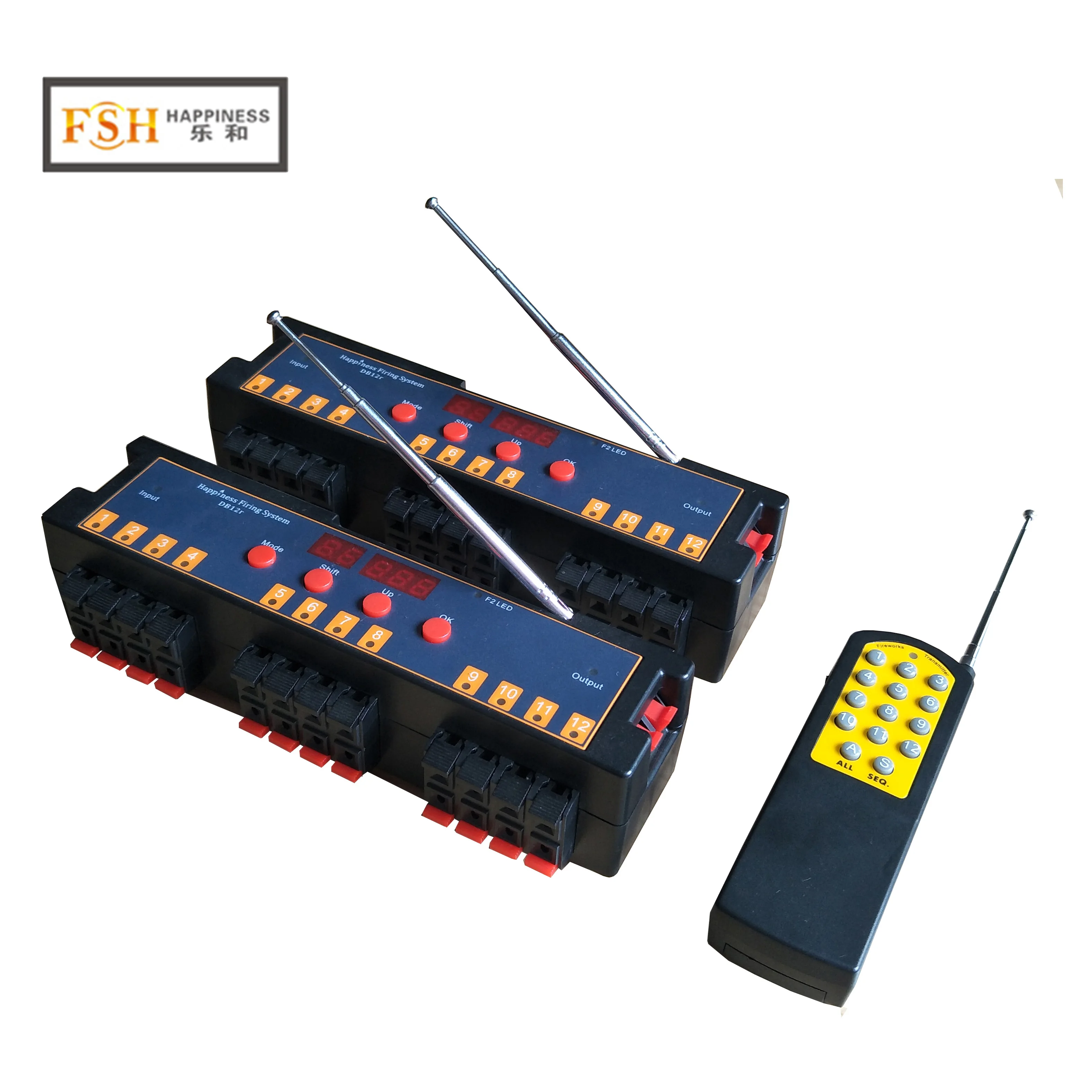 

HAPPINESS 24 Cues Ways Channels Fireworks Firing System Kit Equipment Tool Remote Control DBR06-12X-24