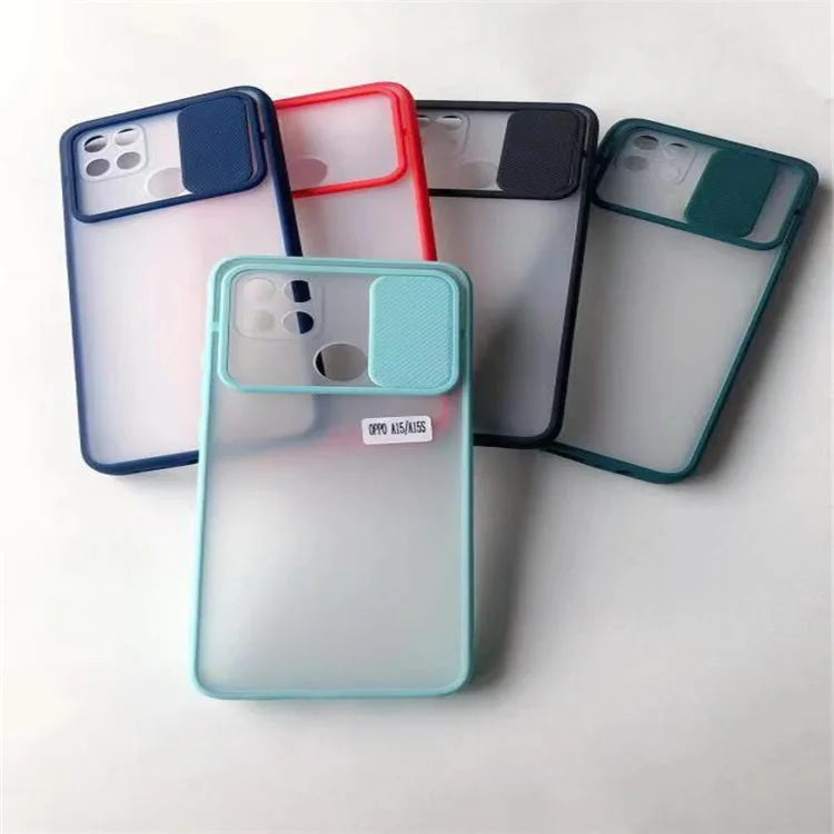 

Hot Selling Rubber Skin Feeling Slide Camera Lens Protection Push Window TPU PC Mobile Phone Cover Case For Huawei Mate 20 Lite