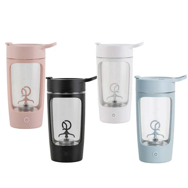 

2021 Hot sale 650ml shaker bottle blender cup sport GYM USB rechargeable Protein Powder Shake Cup