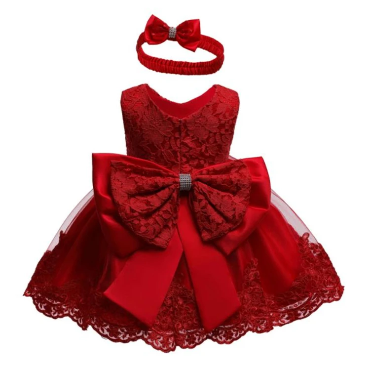 HYD138 Baby Girl Dress For Baby Party Princess Dress Infant Wedding Dresses For Christening First 1 Year Birthday Dress