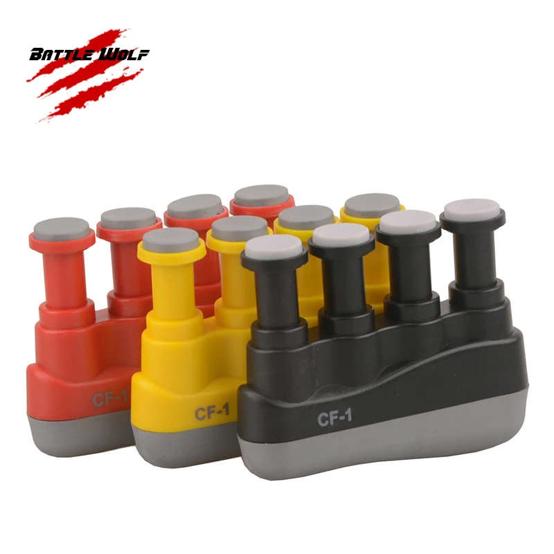 

5lbs Hand Exerciser Improve Dexterity and Strength Guitar Finger Strengthener Guitar Finger Trainer Guitar Finger Exerciser, Black red yellow