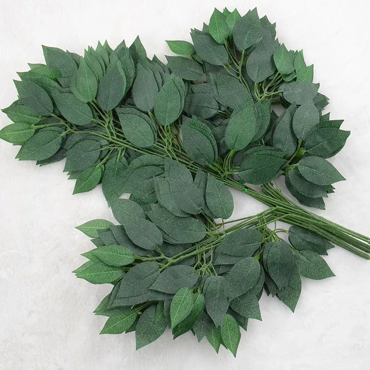 

Cheaper Kinds Artificial silk Leaves Hanging Artificial Leaves Artificial Branch Trees For Indoor Decor