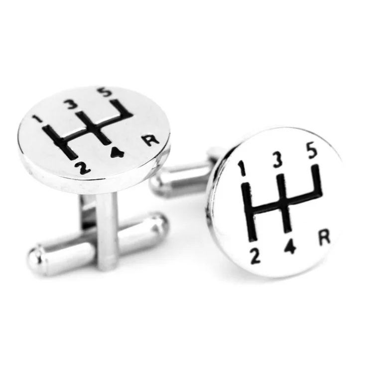 

Cheap Car Transmission Cufflinks, Silver color