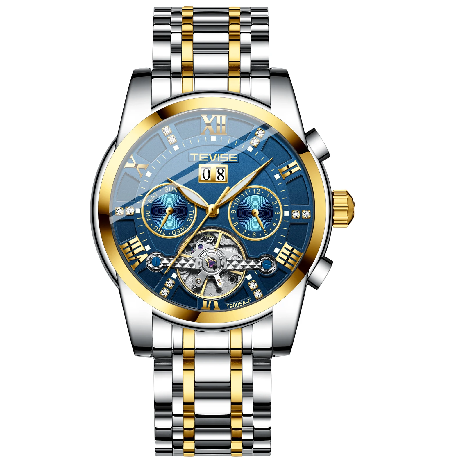 

TEVISE T9005A-F automatic Watches Men Classic mechanical Watches Luxury Date Men's Wrist Watch Relogio Masculino