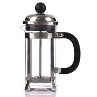 

Amazon Best Seller Portable Borosilicate Glass Coffee Plunger Food Grade Stainless Steel Double Mesh Classical French Press