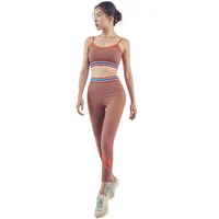 

High-waisted Quick Dry Tight Leggings Breathable Sports Bra Yoga Sets For Women