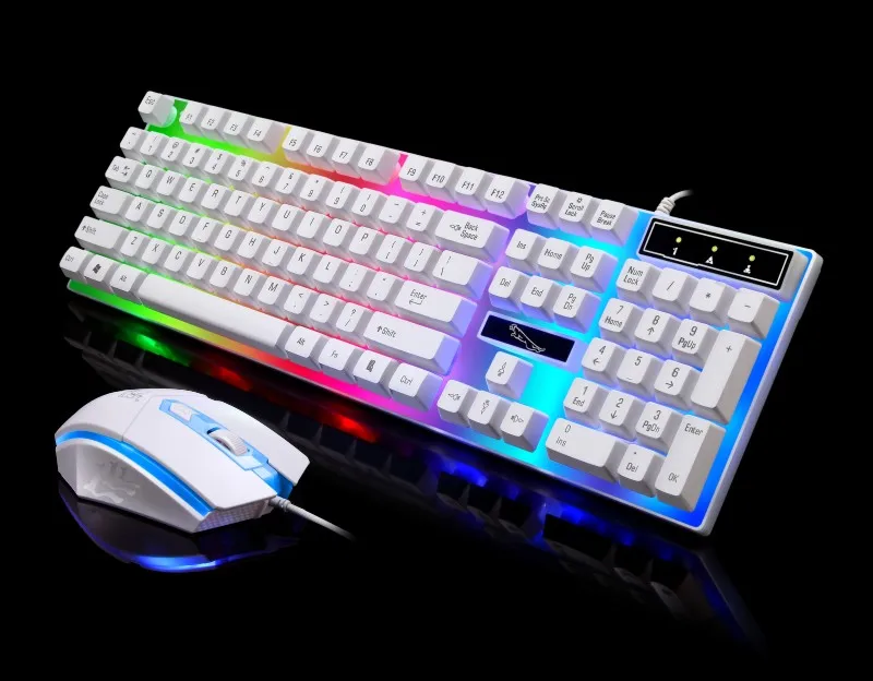 

Bodio Wired Keyboard for Notebook Laptop Mac Desktop PC multi colors Keyboard only