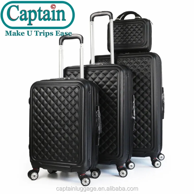 

Customized Travel Trolley Luggage ABS Suitcase Personalized Carry-on Bag