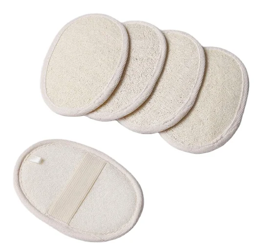 

wholesale Natural loofah bath scrubber pad cleaning pad
