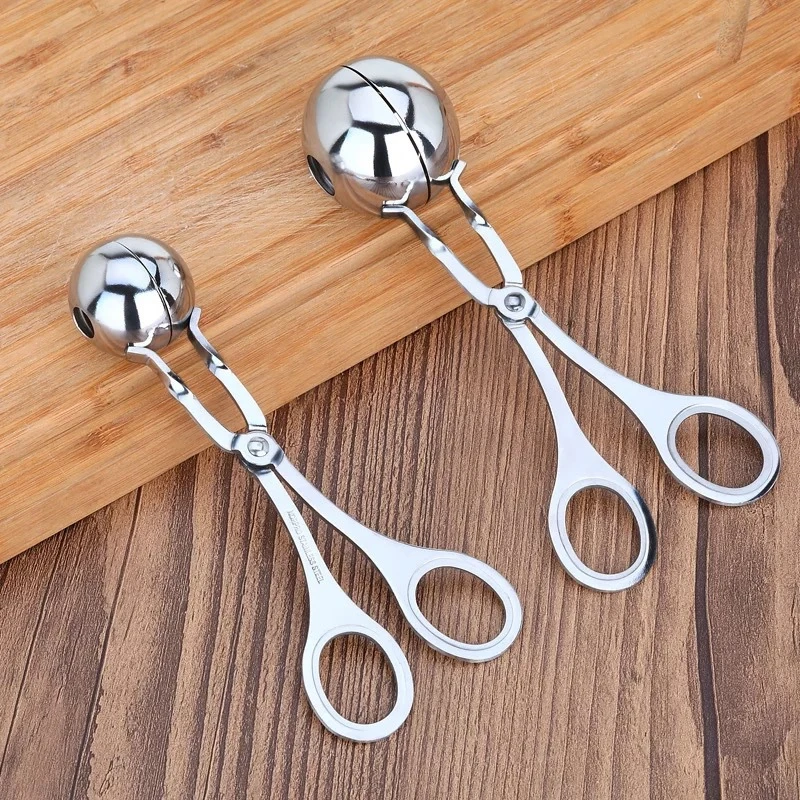 

1Pc Kitchen Gadgets Non Stick Practical Meat Baller Cooking Tool Kitchen Meatball Scoop Ball Maker Kitchen Accessories Cuisine, As photo