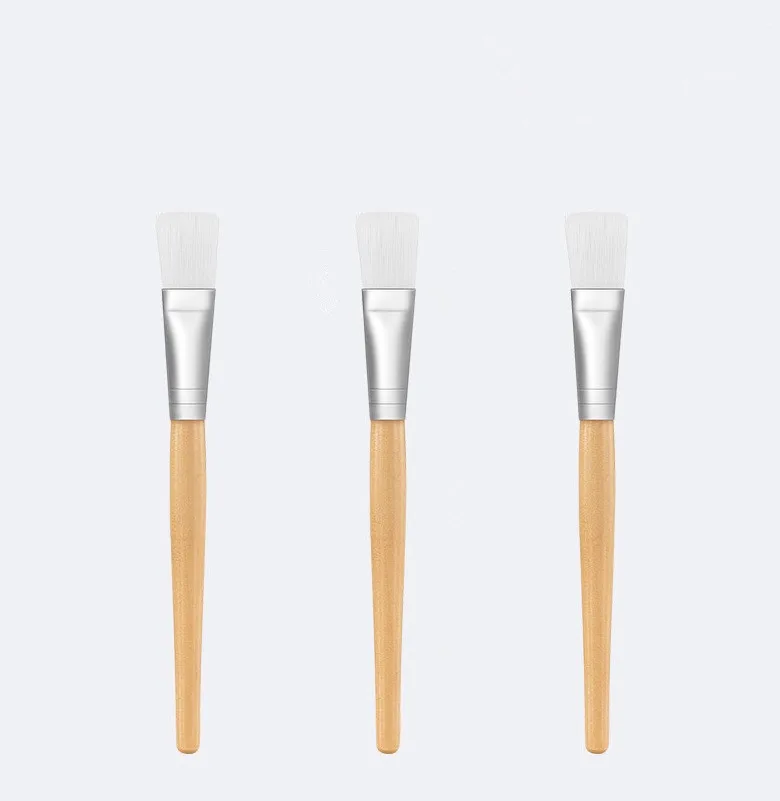 

Professional makeup tools cheap custom private label vegan face mask brush bamboo