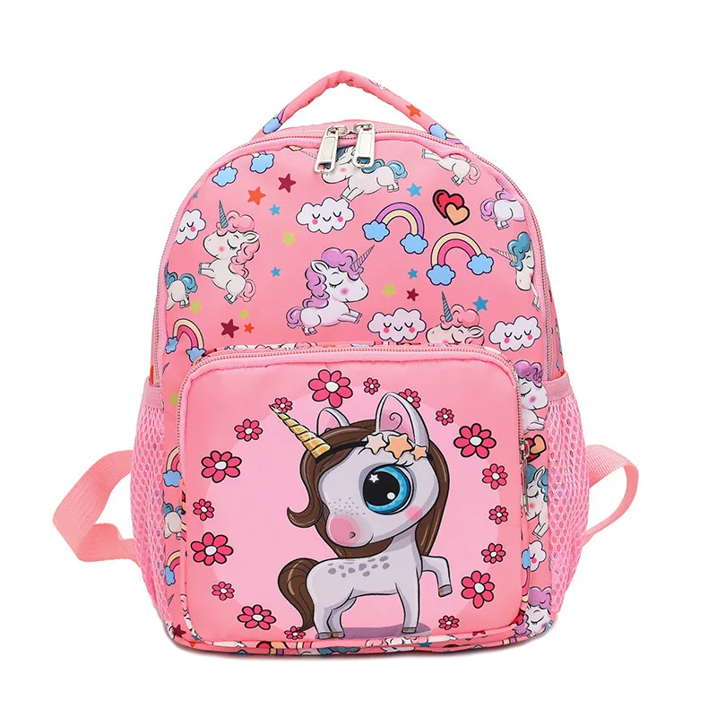 

Hot selling fashion primary school students' favorite unicorn little girl cute cartoon school bag backpack