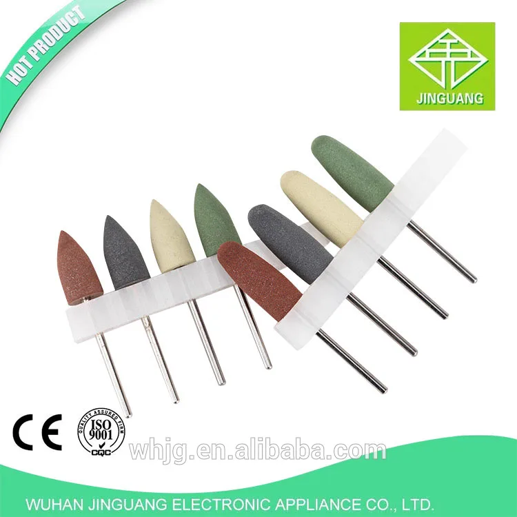 Dental rubber silicone polisher burs,polisher dental abrasive materials