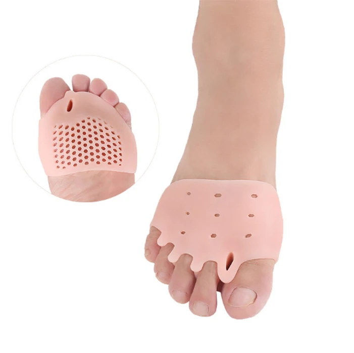 

half toe sleeve metatarsal pads - bunion & forefoot cushioning - great for diabetic feet - prevent calluses and bliste