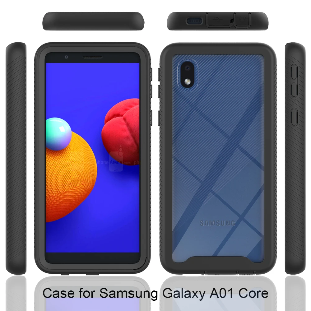 for galaxy a01 core tpu pc cover full body 360 hybrid rugged
