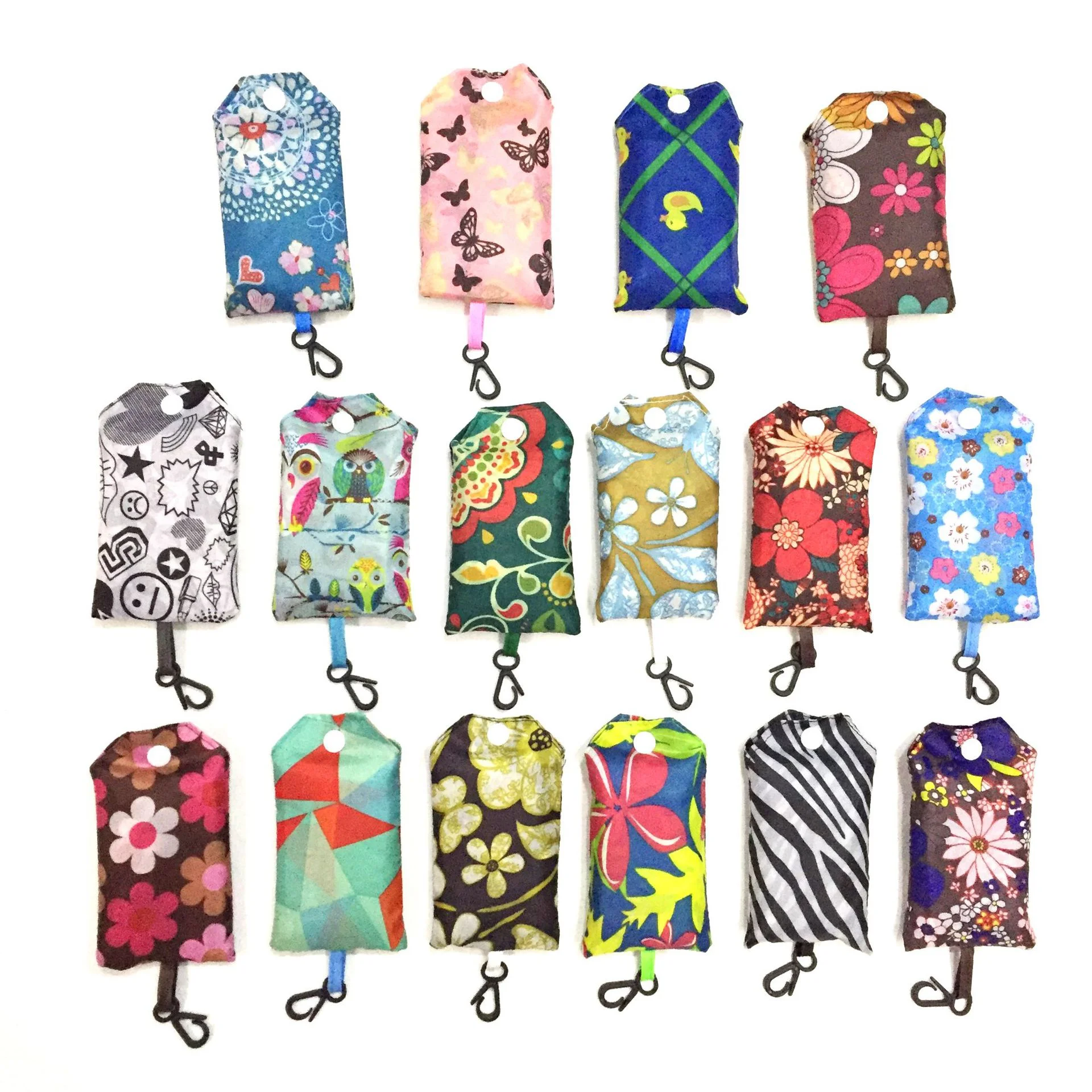 

Multi Color Folding Shopping Bag Eco Friendly Ladies Gift Foldable Reusable Tote Bag Portable Travel Shoulder Bag, Customized color