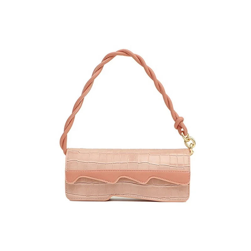 

2022 Popular Gradient Color Luxury Crossbody Retro Armpit Bag Leather Bags For Women
