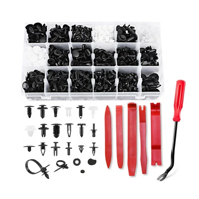 

415pcs car retainer clip door trim panel clips with fastener remover