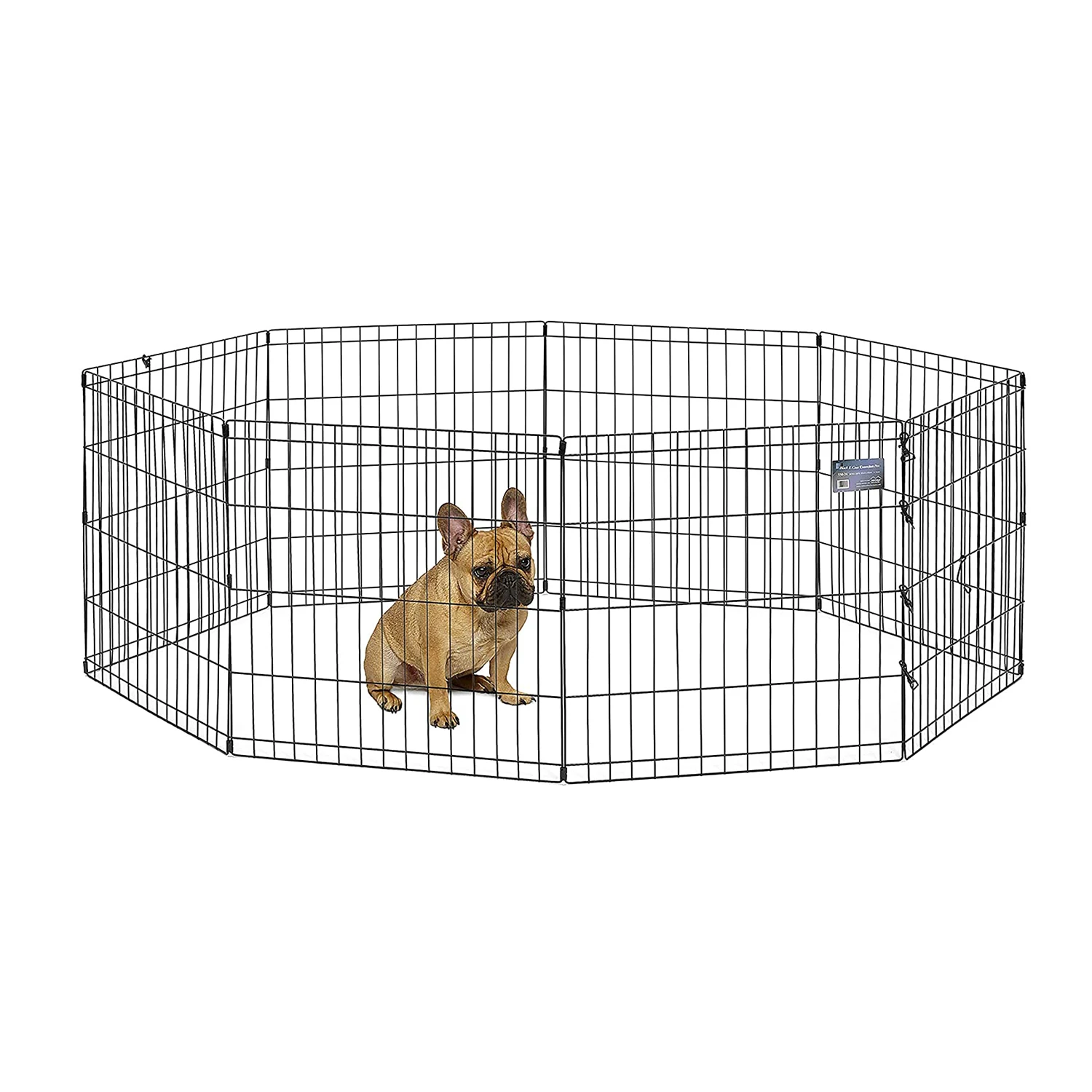 

outdoor Portable Adjustable Locks Heavy Duty dog cage 8 Panel Folding Metal Exercise Pen Animal Pets Exercise Fence in garden